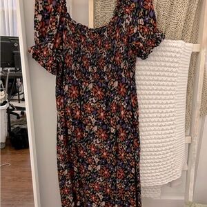 beachlunchlounge Multicolor Floral Midi Dress